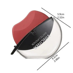 6-color lipstick, one-sucking lazy lipstick, long-lasting and not easy to fade, matte makeup effect, non-irritating matte lipsti