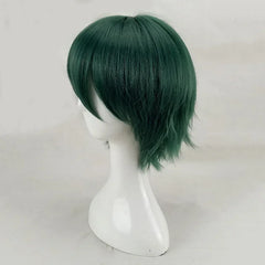 Synthetic Hair  Layered Short Straight Mint Green Cosplay Wig