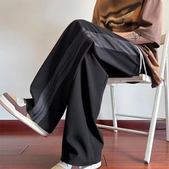 High Street Casual Pants Men Wide-leg Straight Corduroy Trousers Spring Autumn Fashion Jogger Couple Streetwear New Sweatpants