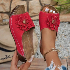 New Women Slippers Elegant Platform Slippers Fashion Slides Women Casual Wedges Shoes Women Summer Soft Heels Sandals