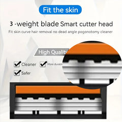 Razor Classic 3 Layer Safety Razor for Mens Shaving&Womens Hair Removal Shaving Blades Manual Shaver