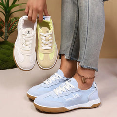 Spring Women's Vulcanize Shoes Running Gym Woman Footwear Low Beige Vulcanized Stylish Promotion High Quality Trends