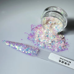 Nail Glitter Powder Dust Iridescent Flakes Sequins Gold Silver Super Shining Paillette Nail Art Manicure Decorations