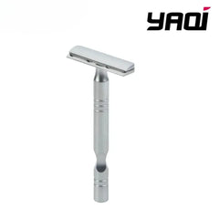 Razor YAQI Matte Chrome Color AC Blade Excalibur Single-edged Mens Shaving Safety Razor Collectibles Beard shaver
