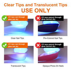 Soild Nail Glue Gel For Press OnNails,Fake Nail Tips,Acrylic Nails,Long-Lasting Strong Adhesion Solid Gel NeedUV Light cured 8g