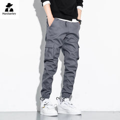 Plus Size Men's Cargo Pants Climbing Hunting Multi-pocket Casual Training Pants Wild Jogging Hiking Camping Men's Pants Spring
