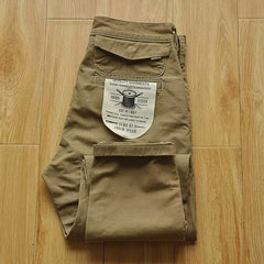Mens Cargo Pants American Retro Heavy-duty Workwear Pants Man Wear-resistant Loose Straight Leg Pants Male Casual Trousers