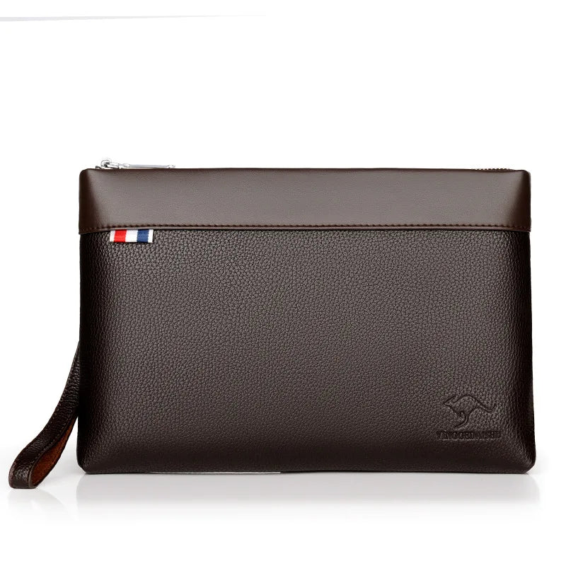 Clutch Bag Large Capacity Men Handbag For Phone Designer Leather 2022 Luxury Famous Brand Pouch For Boy Men Wallet