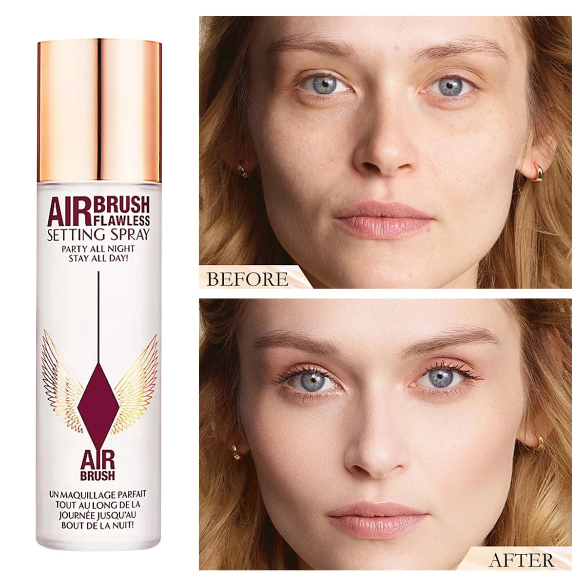 Makeup Setting Spray Moisturizing Hydrate Oil Control Long-Lasting Waterproof Make Up Natural Matte Refreshing Cosmetic Gifts