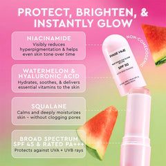 Watermelon Niacinamide High Gloss Sunscreen Stick Spf50++++ Moisturizing Brightening Portable Face Body Sunscreen Facial Care