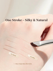 1 Set Of 5 Makeup Brushes Blade Eyeliner Brush Lower Eyelid To Flat Head Oblique Angle Eyebrow Brush Horizontal Silkworm Brush