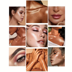 [Eyeshadow] Multifunctional Shimmer Eyeshadow Pen Set - 6 Colors,Long-Lasting High Satin & Matte Neutral Brown Eyeshadow Pencils