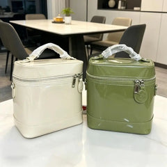 Premium Women's Golf Makeup Bag, Luxury Stylish Zipper Handbag, Single Shoulder Crossbody Casual Cosmetic Pouch for Ladies
