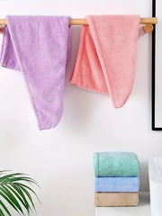 Women Long Hair Quick-Dry Hair Towel Soft Microfiber Towels Shower Cap Towel Bath Hats for Women Dry Hair Cap Lady Turban Head