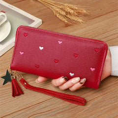 Women’s Long Wallets Purses Luxury Love Heart Wallets