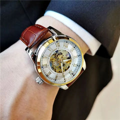 [Automatic Mechanical Watch for Men] Stylish, High-End, and Light Luxury Men's Automatic Mechanical Watch, Suitable for Business and Casual Wear, Fashionable and Handsome Men's Watch Hot-Selling Watches Are the First Choice G