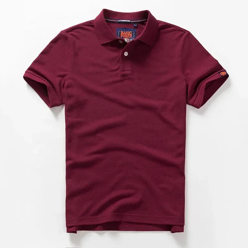 Shirts for Men Streetwear Fashion Summer Men Lapel Cotton Golf Wear Tops Luxury Polos Oversized Shirts and Blouses T-shirts