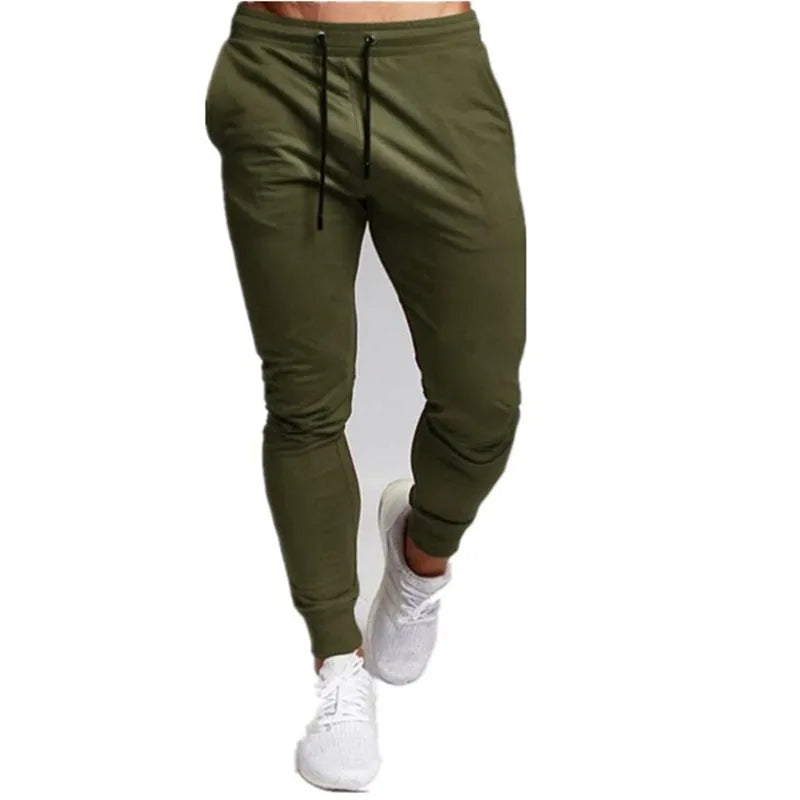 Hot Men's Casual Pants - Solid Color Joggers - Stretch Waistband Fitness Leisure Pants - Loose Fit - Spring Casual Style
