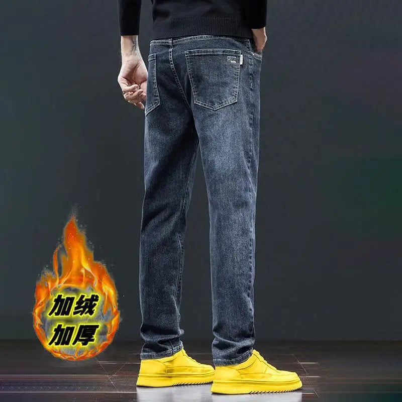 Jeans Baggy Jeans Man Pantalones Men's Winter Pants Hombre Elastic Pants Denim Y2K Joggers Men's Clothing Baggy Sweats Wholesale