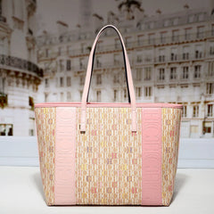Luxury Women's Tote Bag 2026 New Arrival - Premium Texture, Large Capacity, Designer Alphabet Print, Niche Style