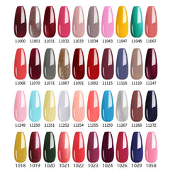 NAILCO Red Colors Series 15ML Nail Gel Polish Nail Supplies Semi Permanent For Nail Art Manicure Soak Off LED UV Hybrid Varnish