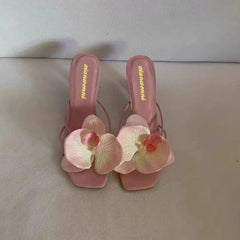 Women's Slippers Casual Fashionable High Quality Shoes for Women Shallow Women Sandals Elegant Flowers Design Women's Slippers