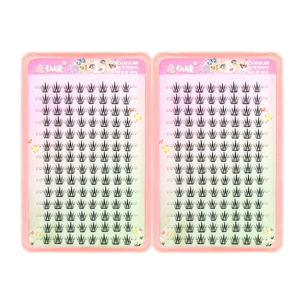 Korean Idol False Eyelashes Wispy Dense ACE Comics Artificial Eyelash Makeup Tool Girls Natural Enlarge Your Eyes Large Capacity