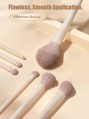 7 Pieces Makeup Brush Set, Foundation Concealer Blush Eyeshadow Powder Face Makeup Brushes Kit for Beginners