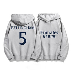 Men's Football Hoodie Autumn_Winter Madrid 7_10 Sports Training Running Hoodie Casual Fashion Loose Street Coat For Women