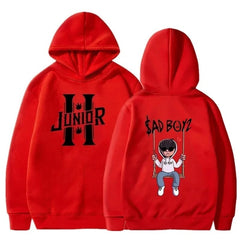Men's Hoodies Sad Boys Harajuku Girls Hip Hop Hoodies Fancy Music Gifts Casual Loose Comfortable Sweatshirts Kids Clothes Boys