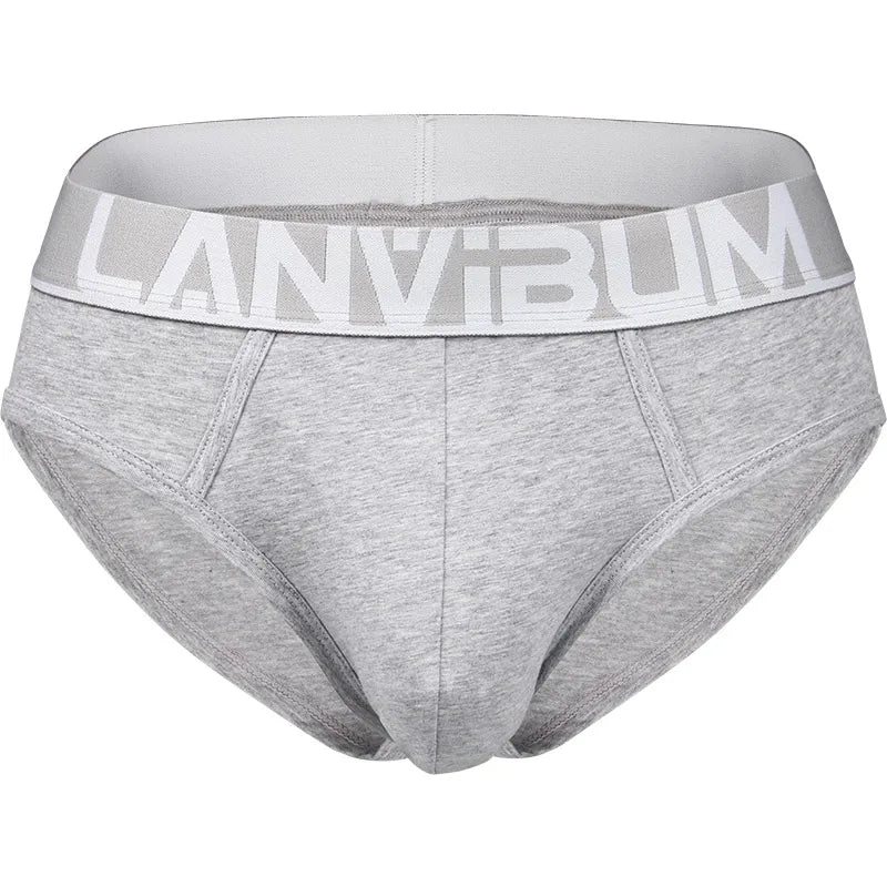 Mens Antibacterial Cotton Underwear Soft Stretch Briefs
