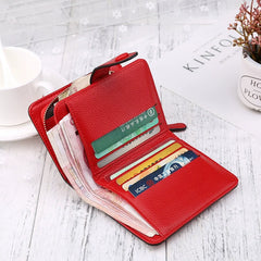 Women Wallets Cartera Small wallet Coin Purse Short zipper Hasp Wallet Fashion Female Leather Money Bag