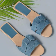 Women's Slippers New Summer Fashion Slippers Designer Flat Slippers for Women Outdoor Casual Beach Shoes Sandalias De Mujer