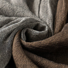 Designer Patchwork Men Scarf Cotton Linen Autumn Winter Men's Scarves Warm Neckerchief Pashmina Casual Male Bufandas Shawls
