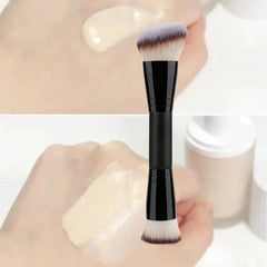 1PC Double Ended Makeup Brush for Cosmetic Loose Powder Brush Concealer Blush Brush Soft Bristles Professional Makeup Brushes