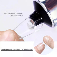 Nail Tips Gel Glue Strong Adhesive Fake Nails UV Gel Nail Polish Jelly Solid Adhesive Manicure Products For Nails