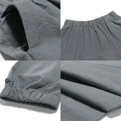 Men's Harem Pants Drop Crotch Japanese Streetwear Individualized Design Track Pants Ankle Length Casual Oversized Pants