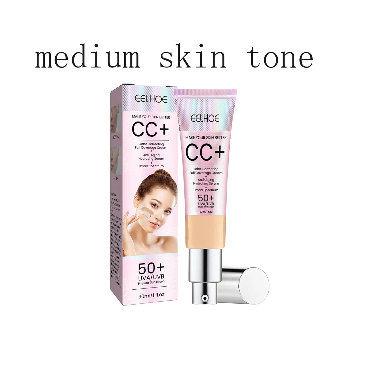 Facial Repair CC Cream: Offers natural coverage, is waterproof and long-wearing, and provides hydration.