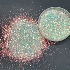 10G Holographic Nail Glitter Sequins 1/24 Chunky Laser Sparkly iridescent 1mm Colorful Dream Rainbow Nail Art Decoration Flakes