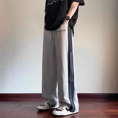 High Street Casual Pants Men Wide-leg Straight Corduroy Trousers Spring Autumn Fashion Jogger Couple Streetwear New Sweatpants
