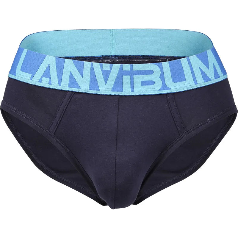 Mens Antibacterial Cotton Underwear Soft Stretch Briefs