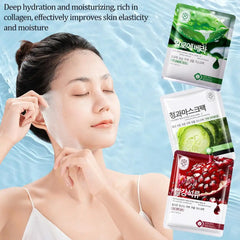Fruits Face Mask Anti Wrinkle Beauty Facial Moisturizing Masks Hydrating ﻿ Anti-aging Whitening Facial Skin Care M4K7
