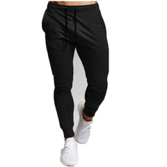 Hot Men's Casual Pants - Solid Color Joggers - Stretch Waistband Fitness Leisure Pants - Loose Fit - Spring Casual Style