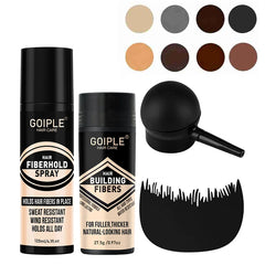 Hair Building Fiber Powder Instant Hair Texture Volume Fiber Hold Spray Long-Lasting Hold Thickening Mist for Cover Bald