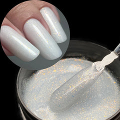 Jillnails 100g Glitter Shimmer Milky Hard Gel Builder Nail for Nails Extensions Royal Blue Pink  UV LED Camouflage  Selfleveling