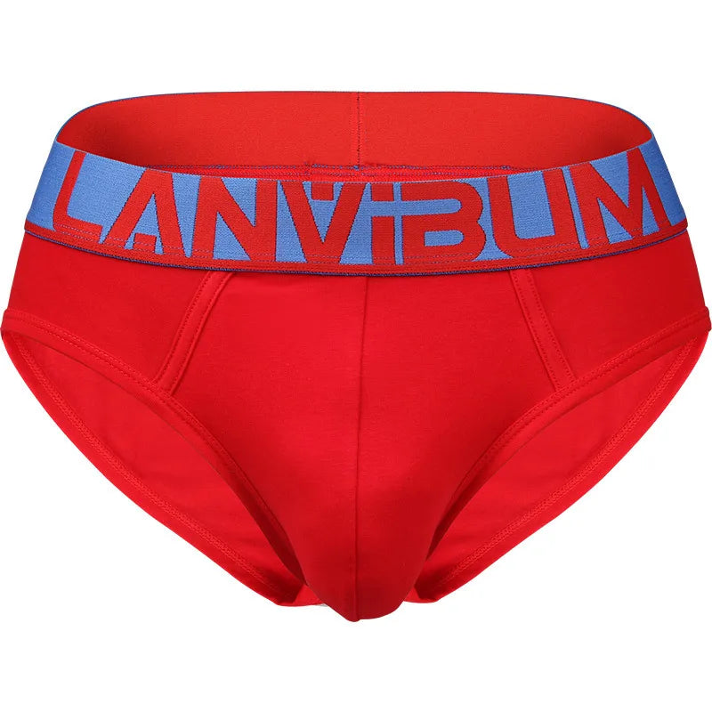 Mens Antibacterial Cotton Underwear Soft Stretch Briefs