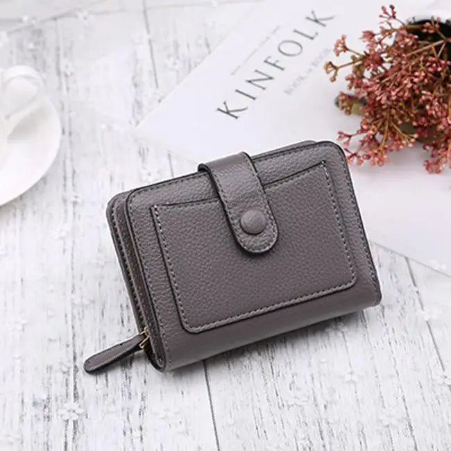 Women Wallets Cartera Small wallet Coin Purse Short zipper Hasp Wallet Fashion Female Leather Money Bag