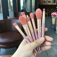 Makeup Brushes 8 Pieces Mini Makeup Brush Set, Makeup Brushes Foundation Blend Blush Concealer Eye Shadow Blend Eye Liner Makeup