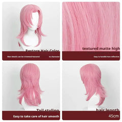 Cosplay Wig for Parties Weddings Halloween, Anime Movie Kpop Heat Resistant Synthetic Fiber Wigs, Costume Prop