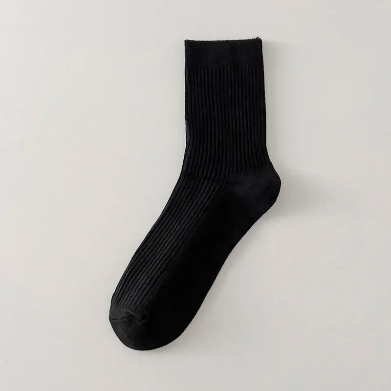 Mens Casual Cotton Socks Breathable Long Business Socks